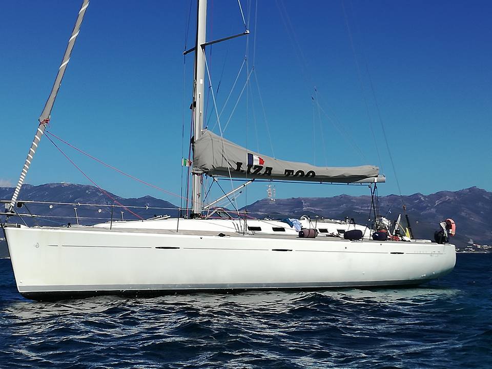 La barca a vela dell'Associazione Sportiva Dilettantistica